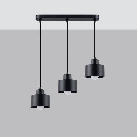 Pendant lamp SAVAR 3 black