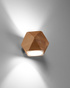 Wall lamp WOODY natural wood + 1x LED bulb G9 3000K Warm 4.5W 510lm