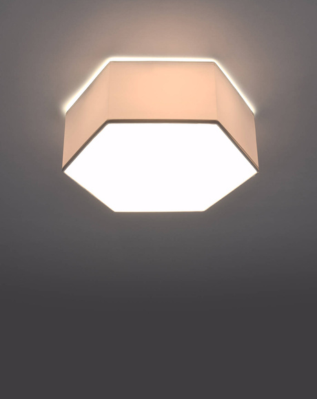 Ceiling lamp SUNDE 11 white + 2x LED Bulb E27 3000K Warm 7.5W 620lm