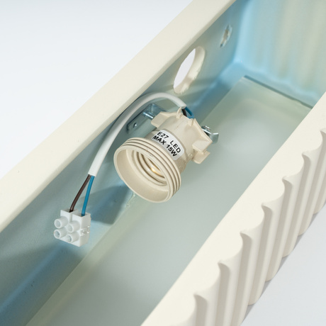 Wall lamp ceramic RIGATA beige