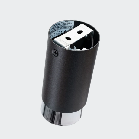 Ceiling lamp NERO 12,5 black/chrom