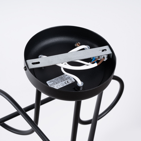 Chandelier SUPEŁ 3 black = 3X LED Bulb E27 3000K 7W 760lm