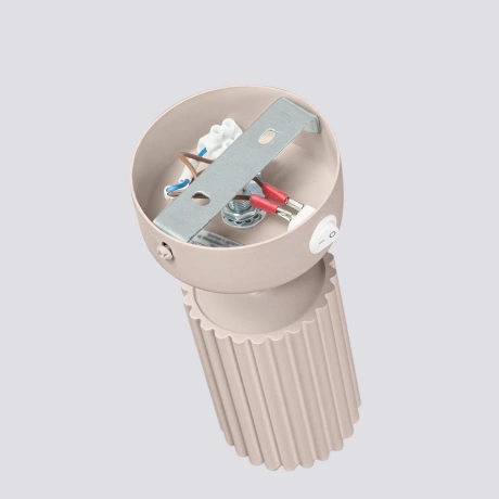 Wall lamp KARBON 30 taupe