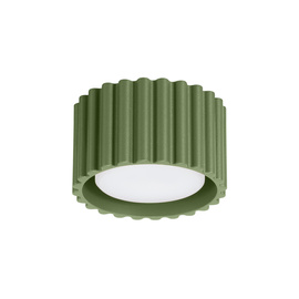 Ceiling lamp AURA 1 olive green Gx53