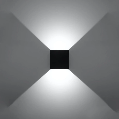 Wall lamp LUCA black LED IP54