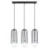 Pendant lamp BRINA 3L black