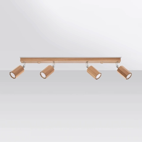 Ceiling lamp ZEKE 4 oak