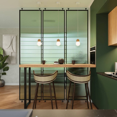 Ceiling pendant PEKKA 1 white/natural wood + 1x LED Bulb G9 3000K Warm 4.5W 450lm