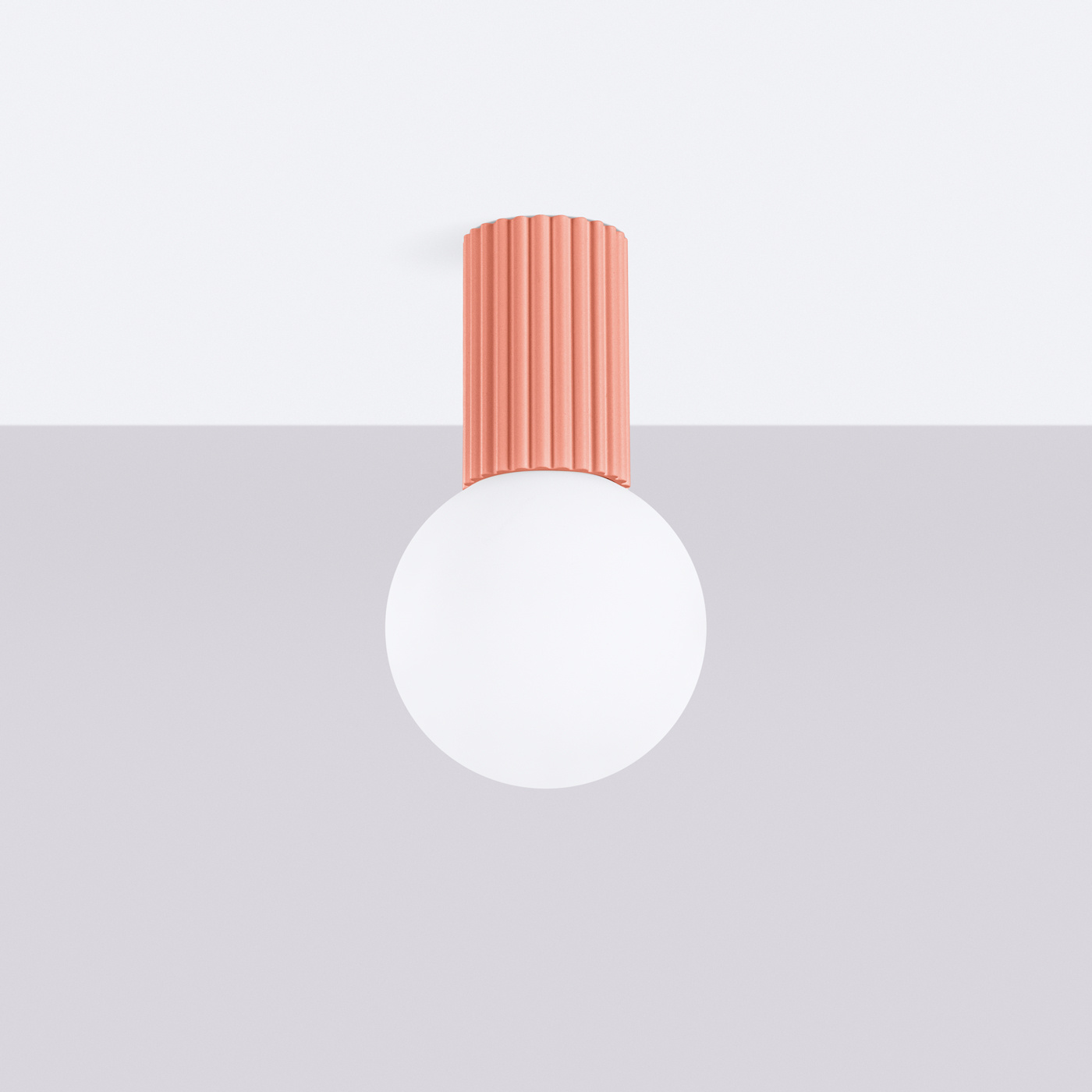Ceiling lamp HALO peach IP44