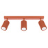 Ceiling lamp KARBON 3L red ochre