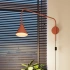 Wall lamp NOX red ochre