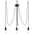 Chandelier EDISON 3 black