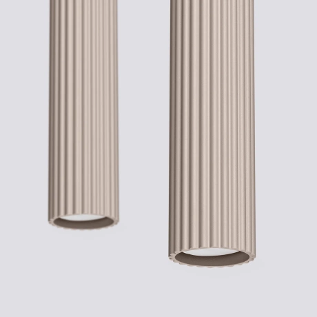 Pendant lamp KARBON 2 taupe