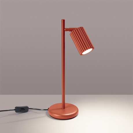 Table lamp KARBON red ochre