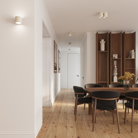 Ceiling lamp AURA 1 beige GU10