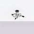 Chandelier SUPEŁ 3 black = 3X LED Bulb E27 3000K 7W 760lm