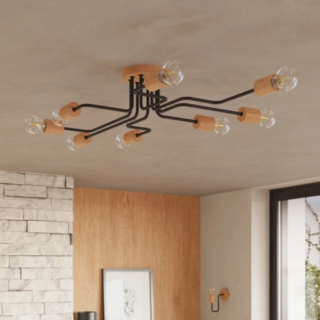 Wall lamp TIMBO black