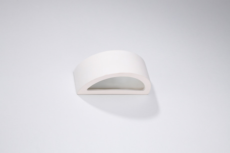 Wall ceramic lamp ATENA 30 white + 1x LED Bulb E27 3000K Warm 7.5W 620lm