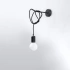 Wall lamp EDISON black