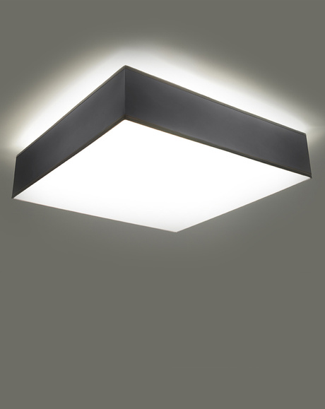 Ceiling lamp HORUS 25 GRAY + 1x LED Bulb E27 4000K Cool White 7.5W 650lm