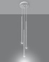 Ceiling pendant PASTELO 3P white + 3x LED Bulb G9 4000K Cool White 4.5W 530lm