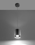 Pendant lamp ORBIS 1 grey + 1x LED Bulb GU-10 3000K Warm 7W 620lm