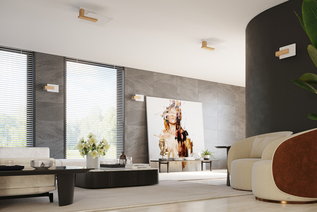 Ceiling lamp LAPPO natural wood + 2x LED Bulb E27 3000K Warm 7.5W 620lm