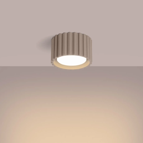 Ceiling lamp AURA 1 taupe Gx53