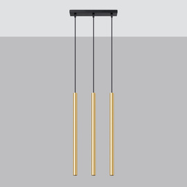 Pendant lamp PASTELO 3L polished gold
