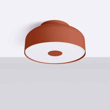 Ceiling lamp OMIQ red ochre