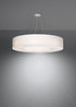 Chandelier SATURNO 90 white + 8x LED Bulb E27 4000K Cool White 7.5W 650lm