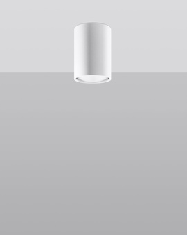 Ceiling lamp LAGOS 10 white + 1x LED Bulb GU-10 3000K Warm 7W 620lm