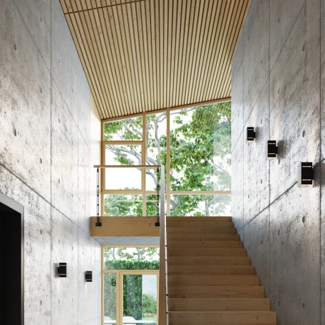 Wall lamp BLOCCO black