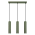 Pendant lamp KARBON 3L olive green