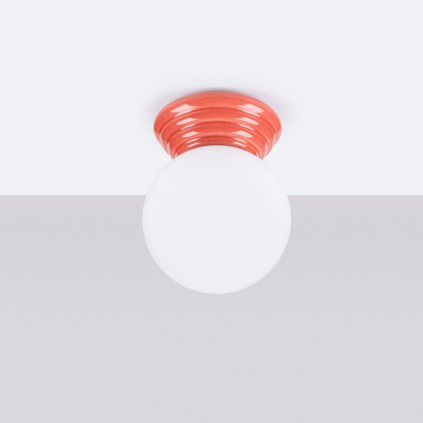 Ceiling lamp ZORI peach IP44