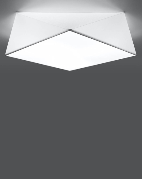Ceiling lamp HEXA 45 WHITE + 3x LED Bulb E27 3000K Warm White 7.5W 620lm