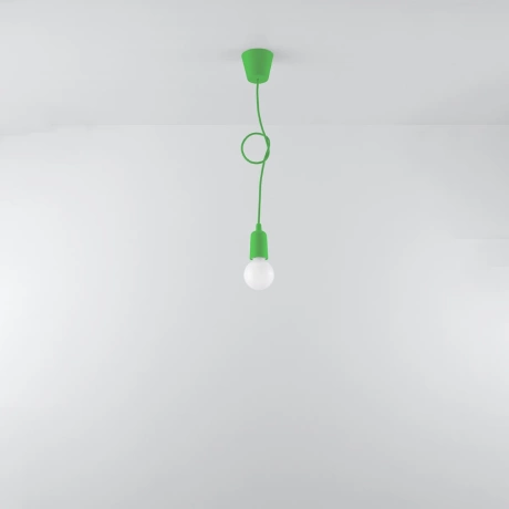 Pendant lamp DIEGO 1 green