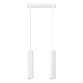 Pendant lamp KARBON 2 white