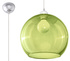 Ceiling pendant BALL green + 1x LED bulb E27 4000K Cool White 7.5W 650lm