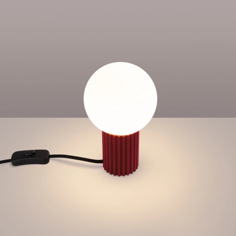 Table lamp HALO burgundy