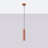 Pendant lamp LAGOS 1 red ochre