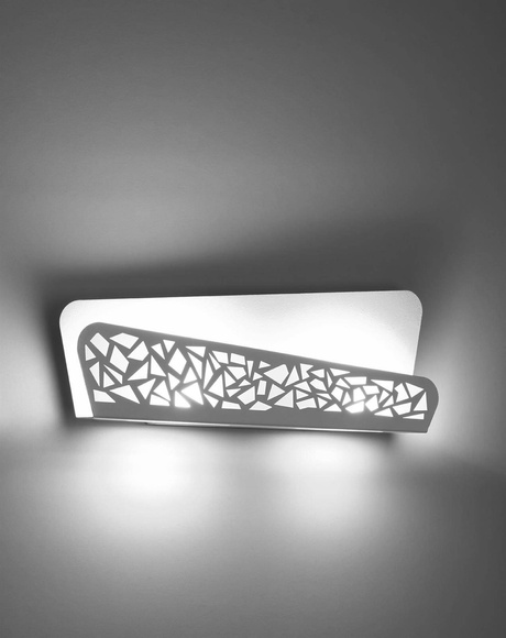 Wall lamp ALIZA white + LED bulb G9 3000K Warm 4.5W 510lm