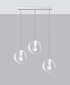 Ceiling pendant lamp TITRAN 3 white + 3x LED Bulb E27 4000K Cool White 7.5W 690lm