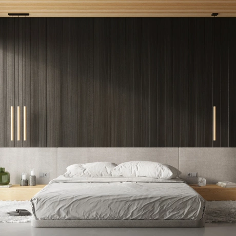 Pendant lamp PASTELO 5P wood