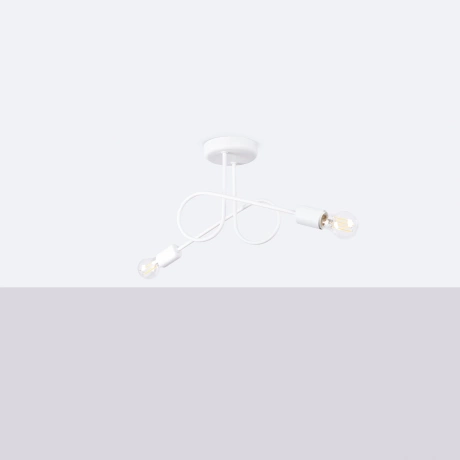 Chandelier LOOP 2 white
