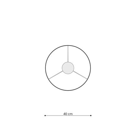 Hanging lamp PRINCESS 40 + 1x LED Bulb E27 3000K Warm 7.5W 620lm