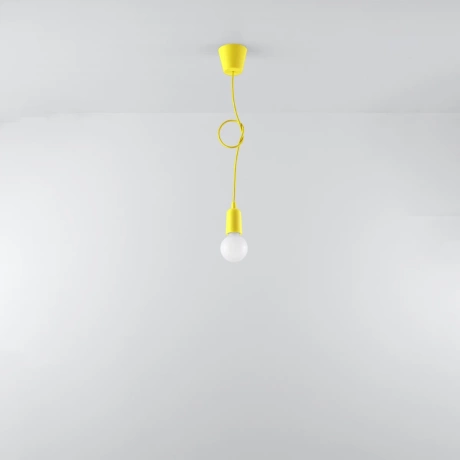 Pendant lamp DIEGO 1 yellow