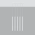 Pendant lamp PASTELO 5 white