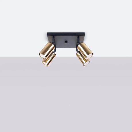 Ceiling lamp WINX 4 black/gold