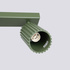 Ceiling lamp KARBON 3L olive green